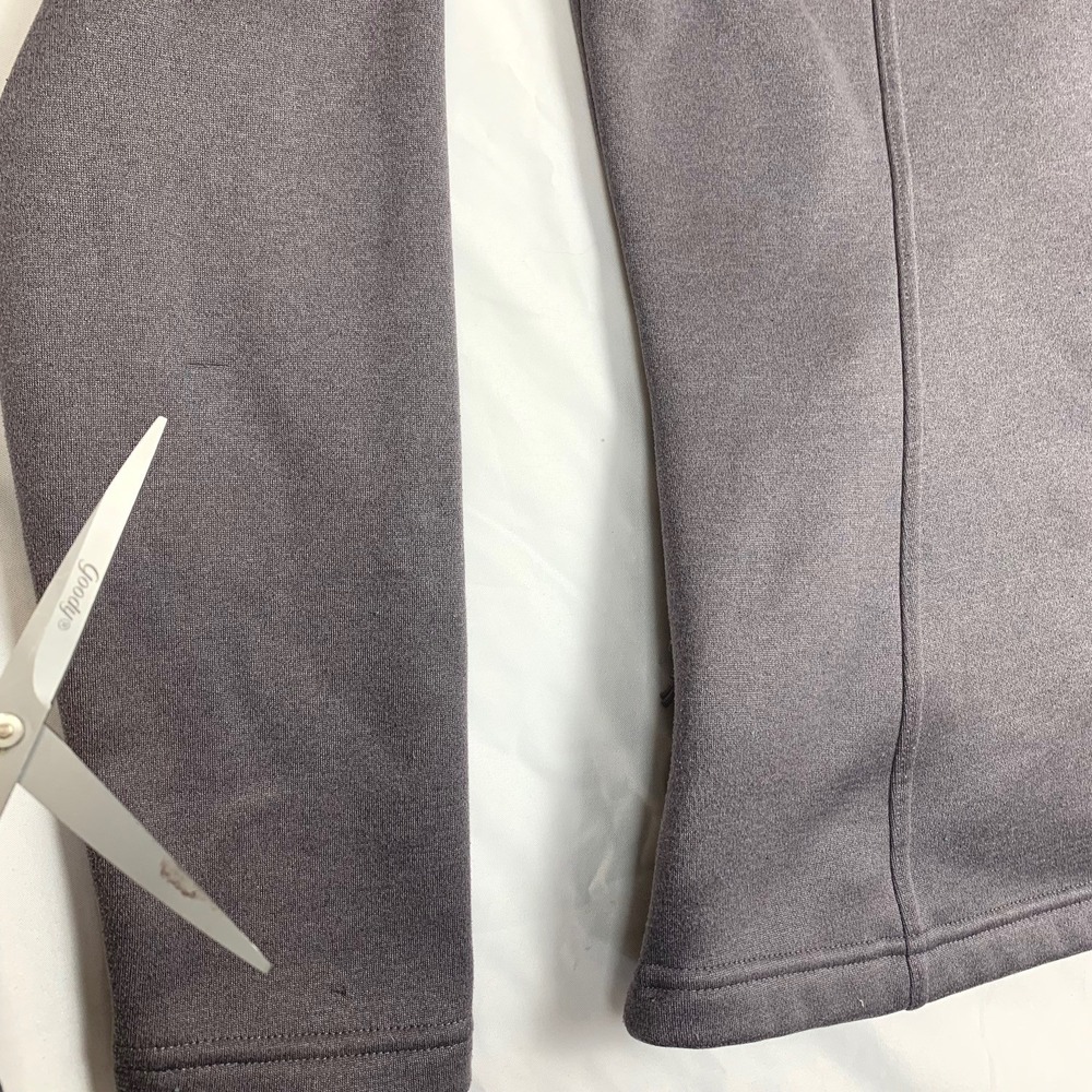 The North Face Fleece Jacket Womens M Gray Full Zip Mock Neck Softshell SOFT - Picture 5 of 10